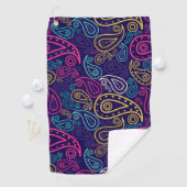 Serviette De Golf paisley (En situation)