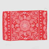 Serviette De Golf Paisley Design-1 Golf Towne (Horizontal)