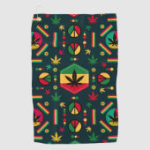 Serviette De Golf Paix mondiale (Devant)