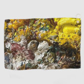 Serviette De Golf Palette de l'artiste #1 (Horizontal)