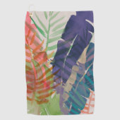 Serviette De Golf Palmes électriques (Devant)