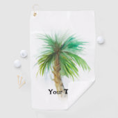 Serviette De Golf Palmier personnalisé personnalisé (En situation)