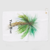Serviette De Golf Palmier personnalisé personnalisé (Horizontal)