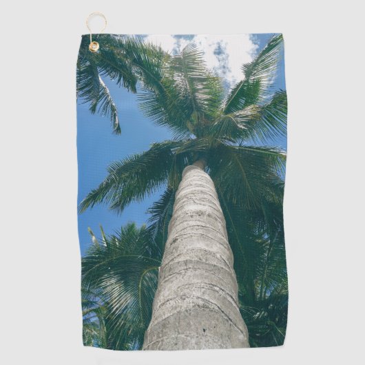 Serviette de golf Palmier Tropical (Devant)