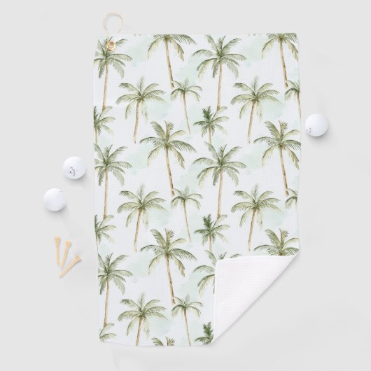 Serviette De Golf Palmiers Tropicaux (En situation)