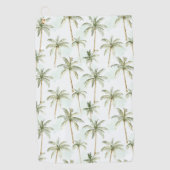 Serviette De Golf Palmiers Tropicaux (Devant)