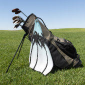 Serviette De Golf Palmiers tropicaux (Vert)