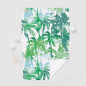 Serviette De Golf Palms Print Golf Towel (En situation)