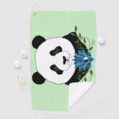 Serviette De Golf Panda Bear Lotus (En situation)