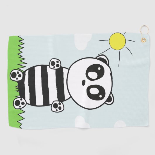 Serviette De Golf Panda Kids (Horizontal)