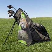 Serviette De Golf Panda rouge (Vert)