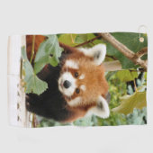 Serviette De Golf Panda rouge (Horizontal)