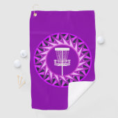 Serviette De Golf Panier à bec mauve (En situation)