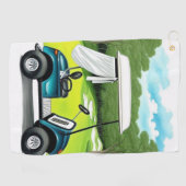 Serviette De Golf Panier de golf (Horizontal)