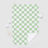 Serviette De Golf Panneau de configuration Sage Retro (En situation)