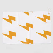 Serviette De Golf Panneau d'énergie Thunder Energy Blanc jaune (Horizontal)