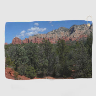 Serviette De Golf Panorama des rochers rouges à Sedona Arizona