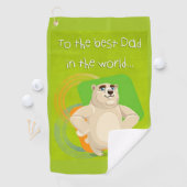 Serviette De Golf Papa (En situation)