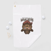 Serviette De Golf Papa Bear Cowboy Bear Patriotic Vintage Vector Des (En situation)