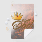 Serviette De Golf Papa connaît le meilleur papa Golf Towel (En situation)