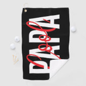 Serviette De Golf Papa Cool (En situation)