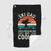 Serviette De Golf Papa de ski (En situation)