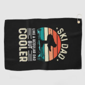 Serviette De Golf Papa de ski (Horizontal)