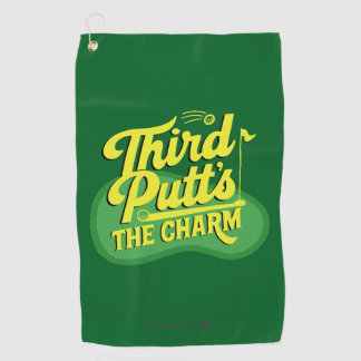 Serviette De Golf Papa Golf Drôle de Mêlée Troisième Putt Charme