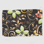 Serviette De Golf Papier mural à fleurs 4 (Horizontal)