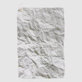 Serviette De Golf Papier ridé drôle (Devant)