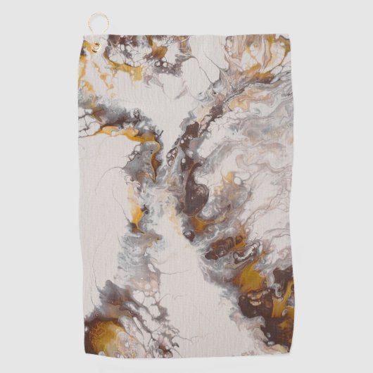Serviette De Golf Papillon - acryl abstrait (Devant)