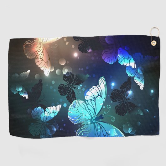 Serviette De Golf Papillon de nuit (Horizontal)