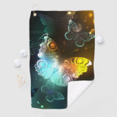 Serviette De Golf Papillon lumineux et papillons de nuit (En situation)