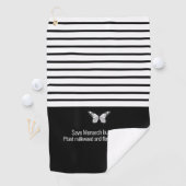 Serviette De Golf Papillon monarque (En situation)