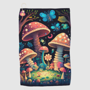 Serviette De Golf Papillons aux champignons magiques