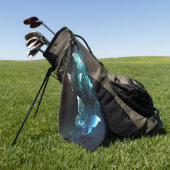 Serviette De Golf Papillons nocturnes (Vert)