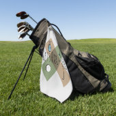 Serviette De Golf Par Tee Funny Golf Humour (Vert)