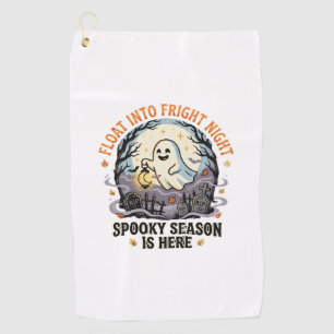 Serviette De Golf Parade de la Lune des Fantômes d'Halloween