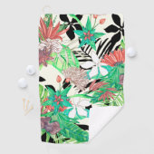 Serviette De Golf Paradis floral II (En situation)