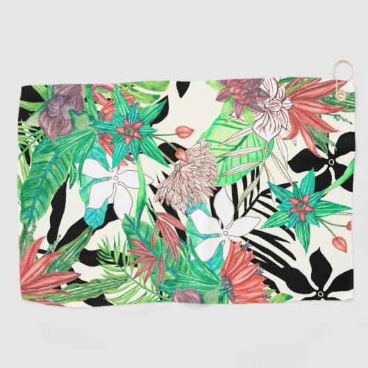 Serviette De Golf Paradis floral II (Horizontal)