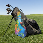 Serviette De Golf Paradis tropical II (Vert)