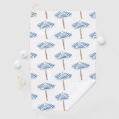 Serviette De Golf Parapluie de plage (En situation)
