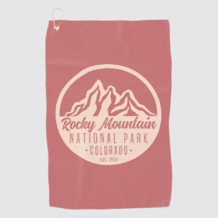 Serviette De Golf Parc national des Rocheuses Colorado