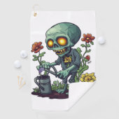Serviette De Golf Parent de plante zombie (En situation)