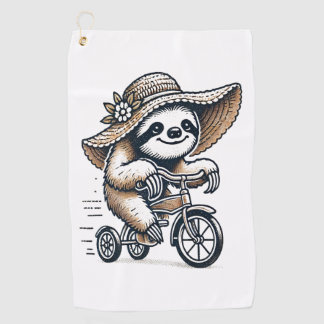 Serviette De Golf Paresseux à vélo