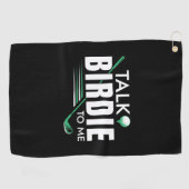 Serviette De Golf Parle Birdie à moi (Horizontal)