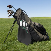 Serviette De Golf Parle Birdie à moi (Vert)