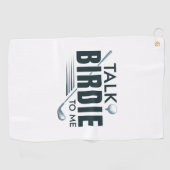 Serviette De Golf Parle Birdie à moi (Horizontal)