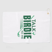 Serviette De Golf Parle Birdie à moi (Horizontal)