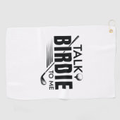 Serviette De Golf Parle Birdie à moi (Horizontal)